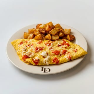 Feta Cheese & Tomato Omelette