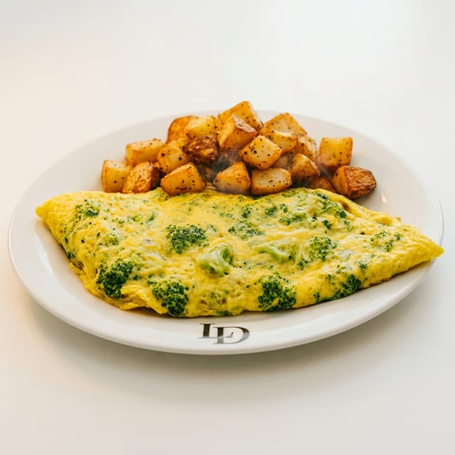 Broccoli Omelette.