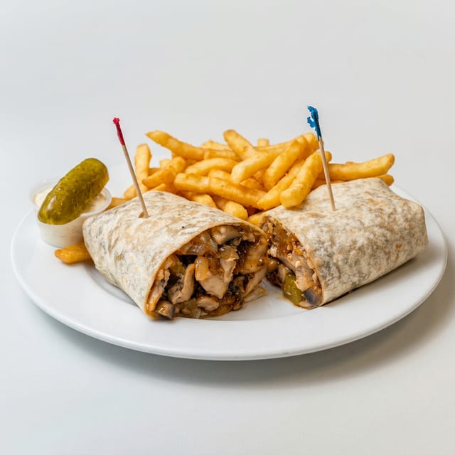 Teriyaki Chicken Wrap.