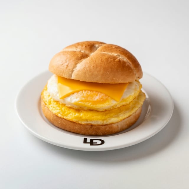 Fried Egg & Cheese Sandwich.