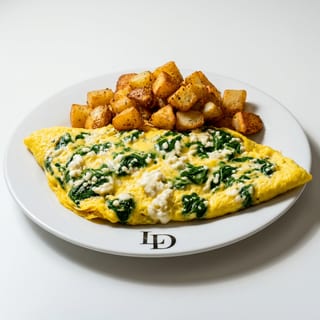 Spinach & Feta Omelette