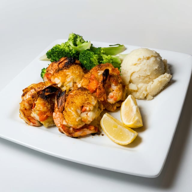 Stuffed Butterfly Shrimp.