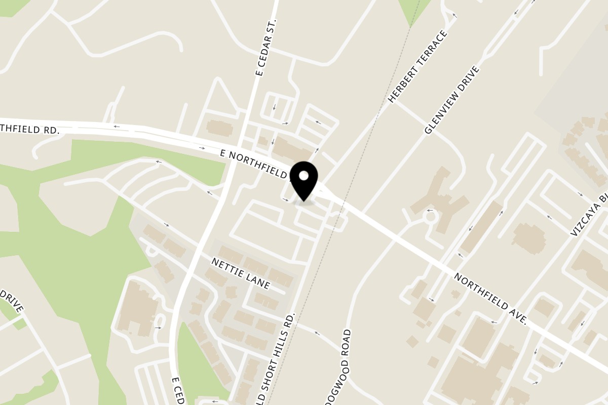 Map showing the location of Livingston Diner on 360 E Northfield Rd in Livingston